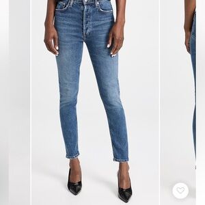 Agolde Nico High Rise Slim Fit Jeans